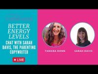 Depleted, Energy Levels Chat and Tap with Sarah Davis, Copywriter and Author 🤗