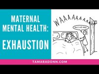 Maternal Mental Health Week - tapping on exhaustion